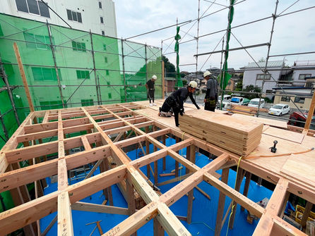 N様邸 上棟式(前橋市/37坪/二階建て)