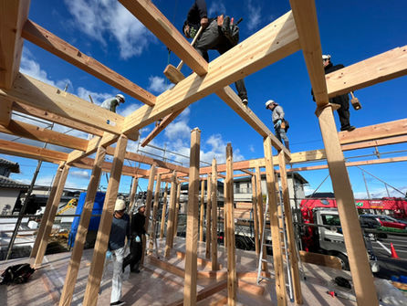 WM様邸 基礎工事~上棟