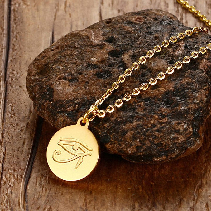 Thumbnail: Golden Eye Of Horus Pendant