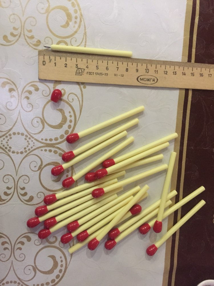 Thumbnail: 60 Pieces Cute Matchstick Pen
