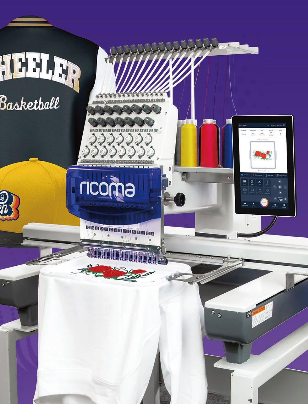 Ricoma SWD-1501-10S single head embroidery machine
