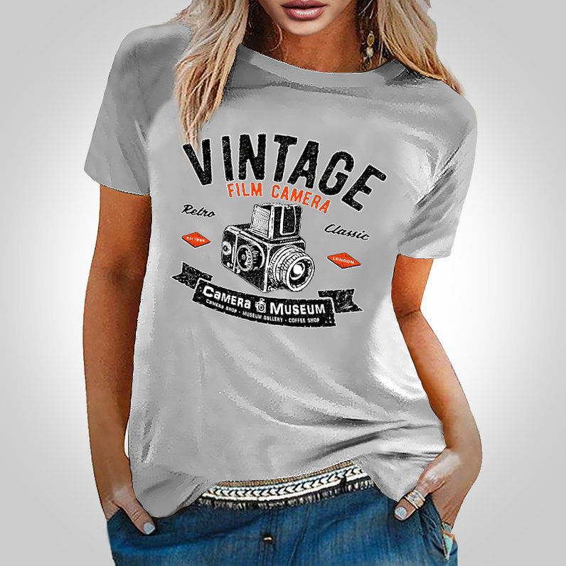 Thumbnail: Camera Museum Vintage unisex T-shirt. New