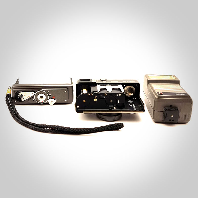 Thumbnail: Rollei 35 Classic Titanium with 40mm f2.8 Sonnar HFT lens. Mint-