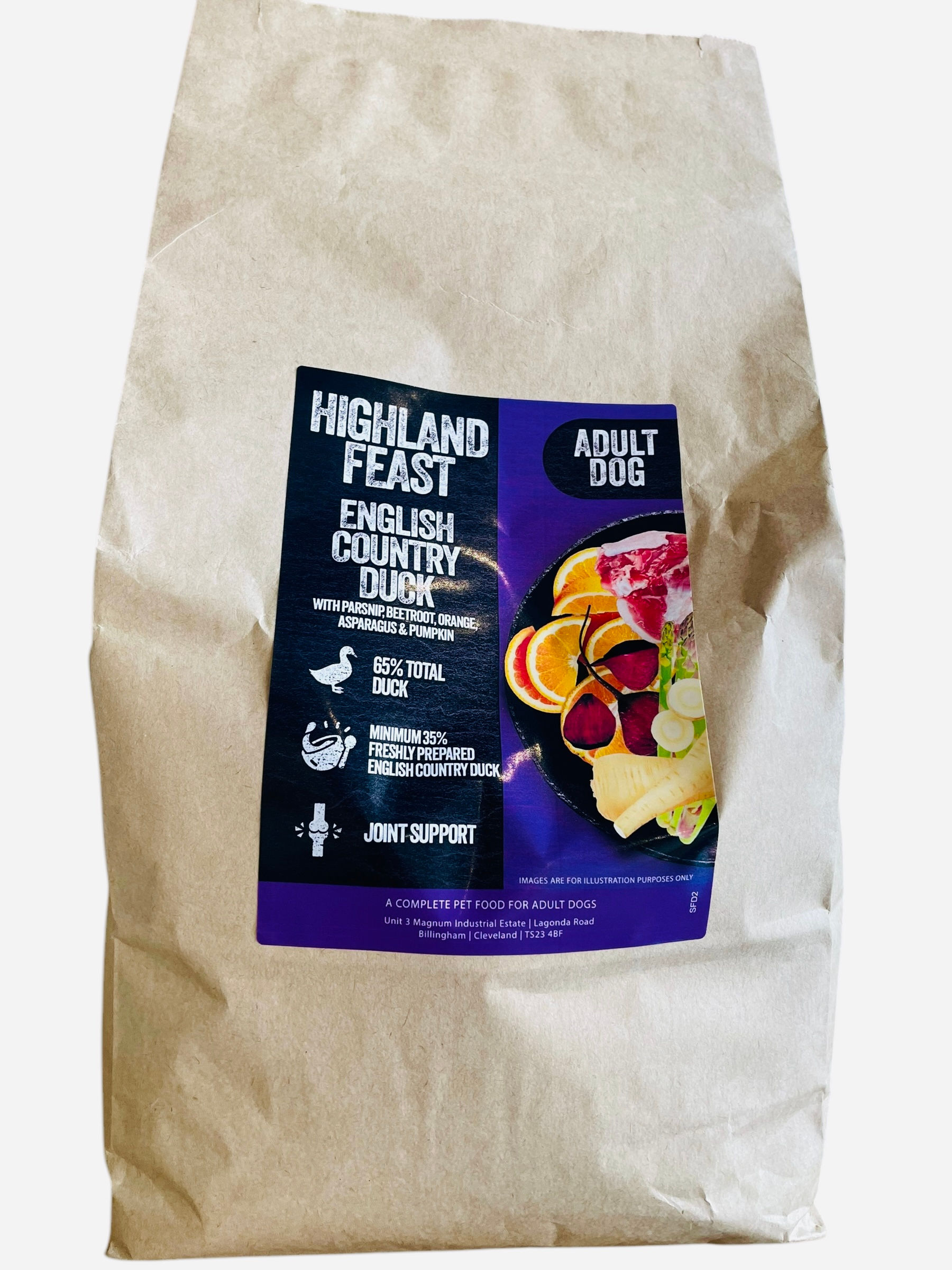 2KG ENGLISH DUCK WITH PARSNIP, BEETROOT, ORANGE, ASPARAGUS & PUMPKIN