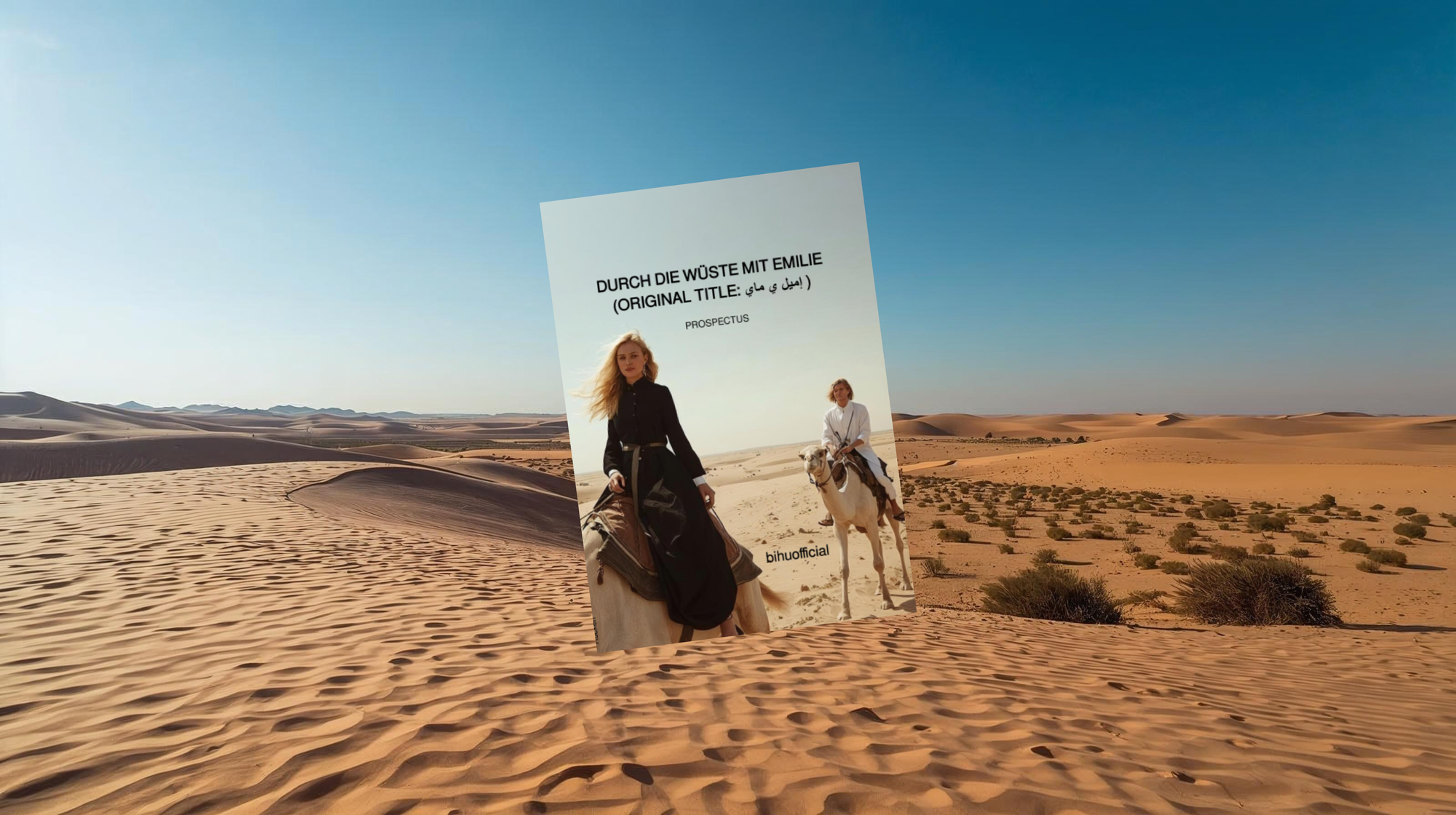 DURCH DIE WÜSTE MIT EMILIE (ORIGINAL TITLE: إميل ي ماي ) : PROSPECTUS
