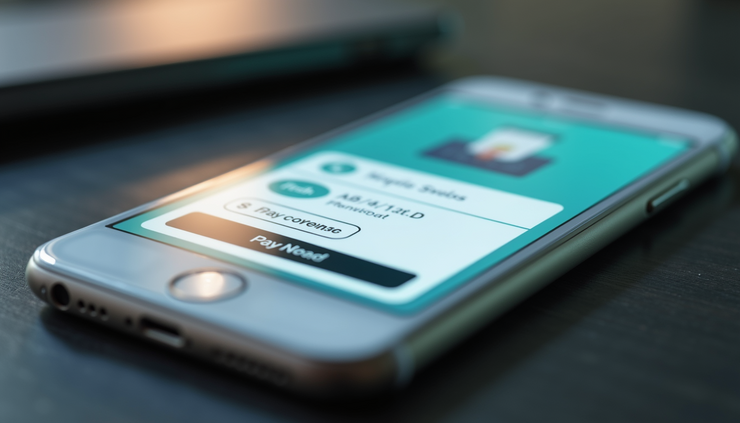 Close-up view of a smartphone screen showing Heart2Heart Chat interface with $Emilie payment option