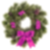 purple Christmas wreath