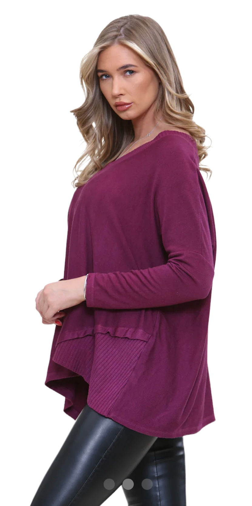 Thumbnail: Star back jumper -wine
