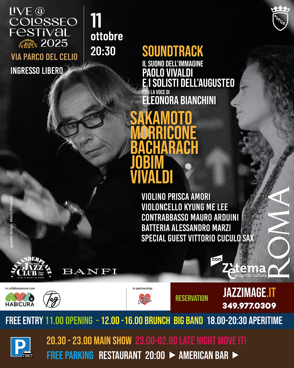 Soundtrack Il suono dell’immagine Paolo Vivaldi e i solisti dell’AugusteO CON LA VOCE DI ELEONORA BIANCHINI