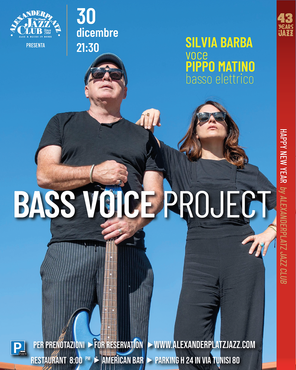 BASSVOICE PROJECT Pippo Matino e Silvia Barba