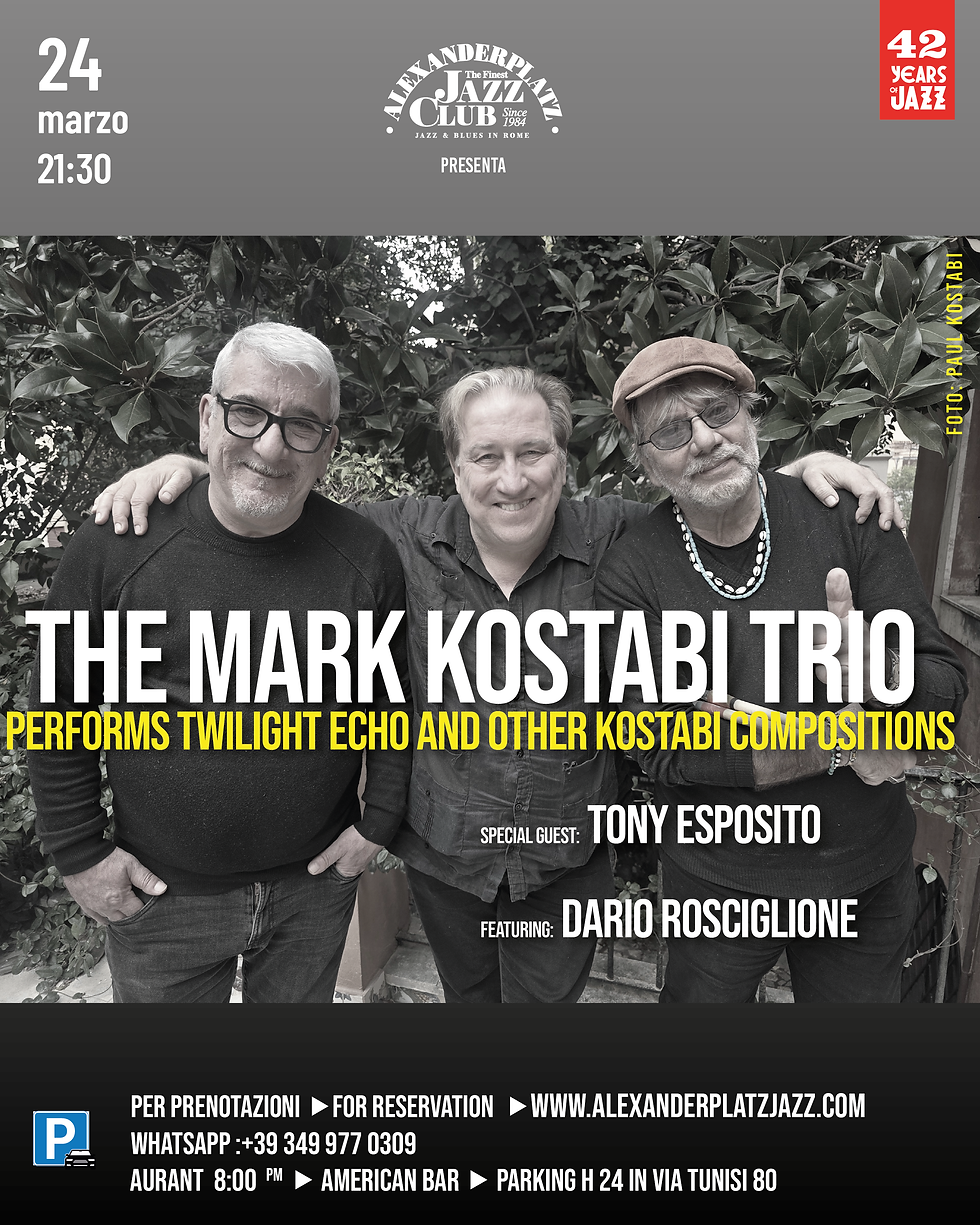 The Mark Kostabi Trio performs Twilight Echo and other Kostabi compositions 