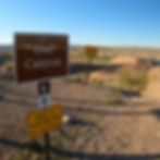 Owl Canyon Trailhead sign at Lake Mead National Recreation Area