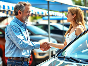 Sunday Car Market at Flemington in Sydney