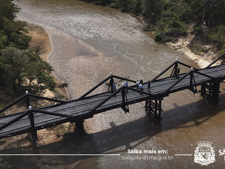 Entregamos a ponte sobre o Rio Coxim e fortalecemos a ligação entre São Gabriel do Oeste e Camapuã