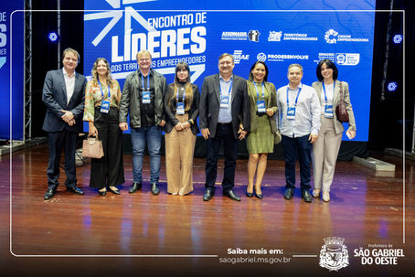 Representamos São Gabriel do Oeste no Encontro de Líderes dos Territórios Empreendedores