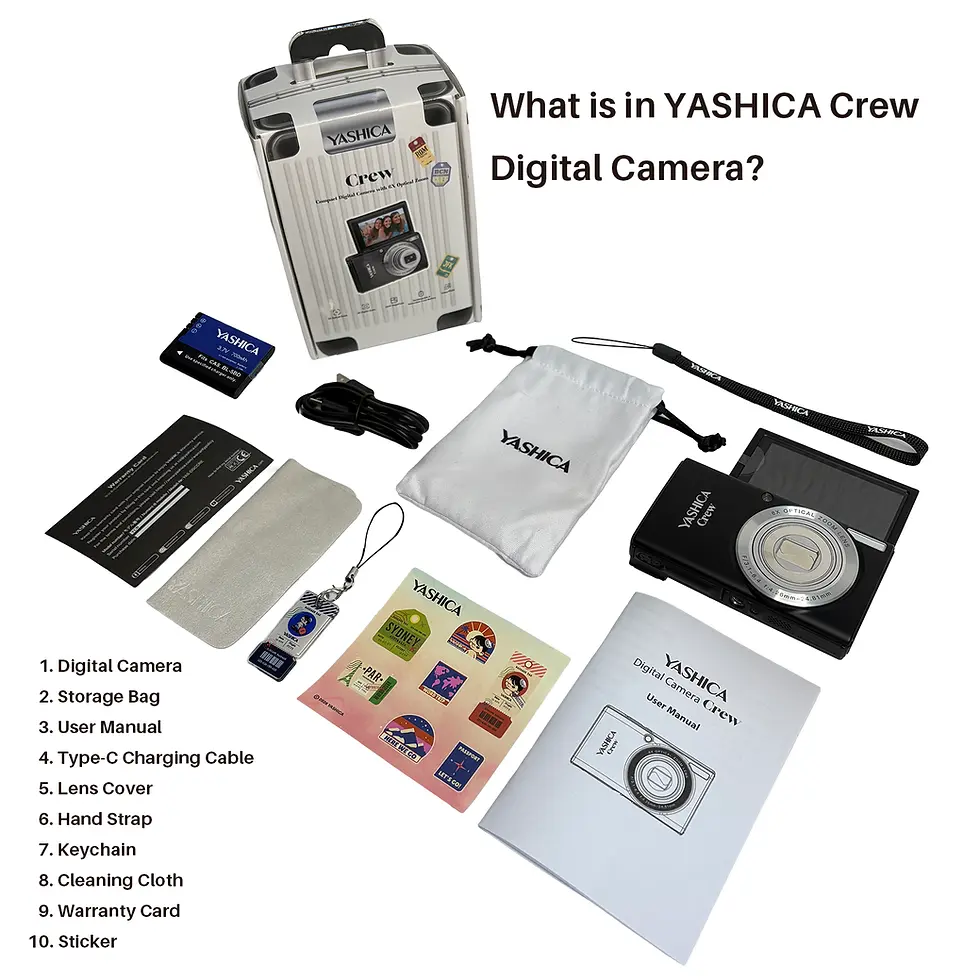 Thumbnail: YASHICA Crew Digital Camera (Silver)