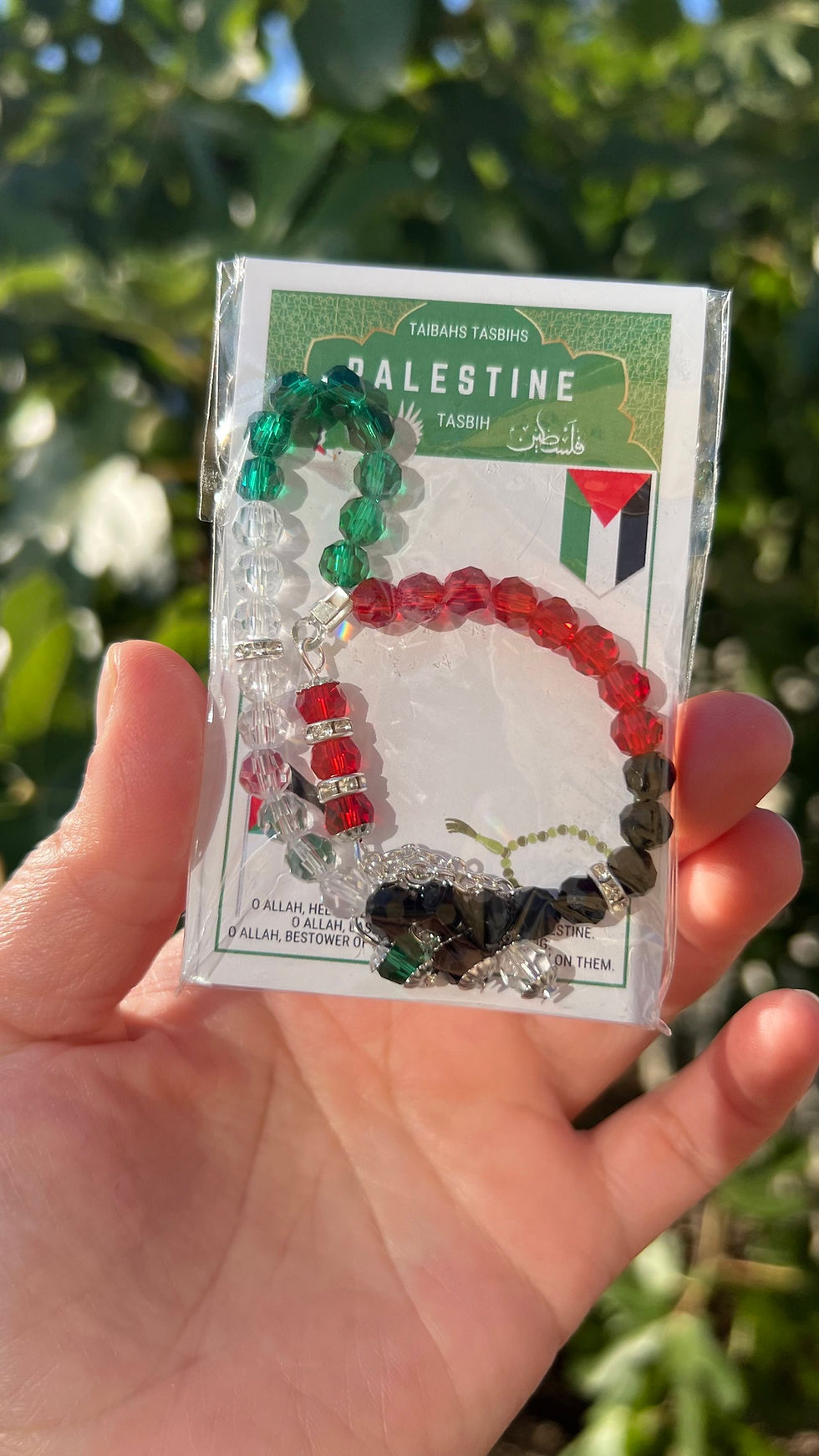 Thumbnail: Palestine bracelet tasbih 