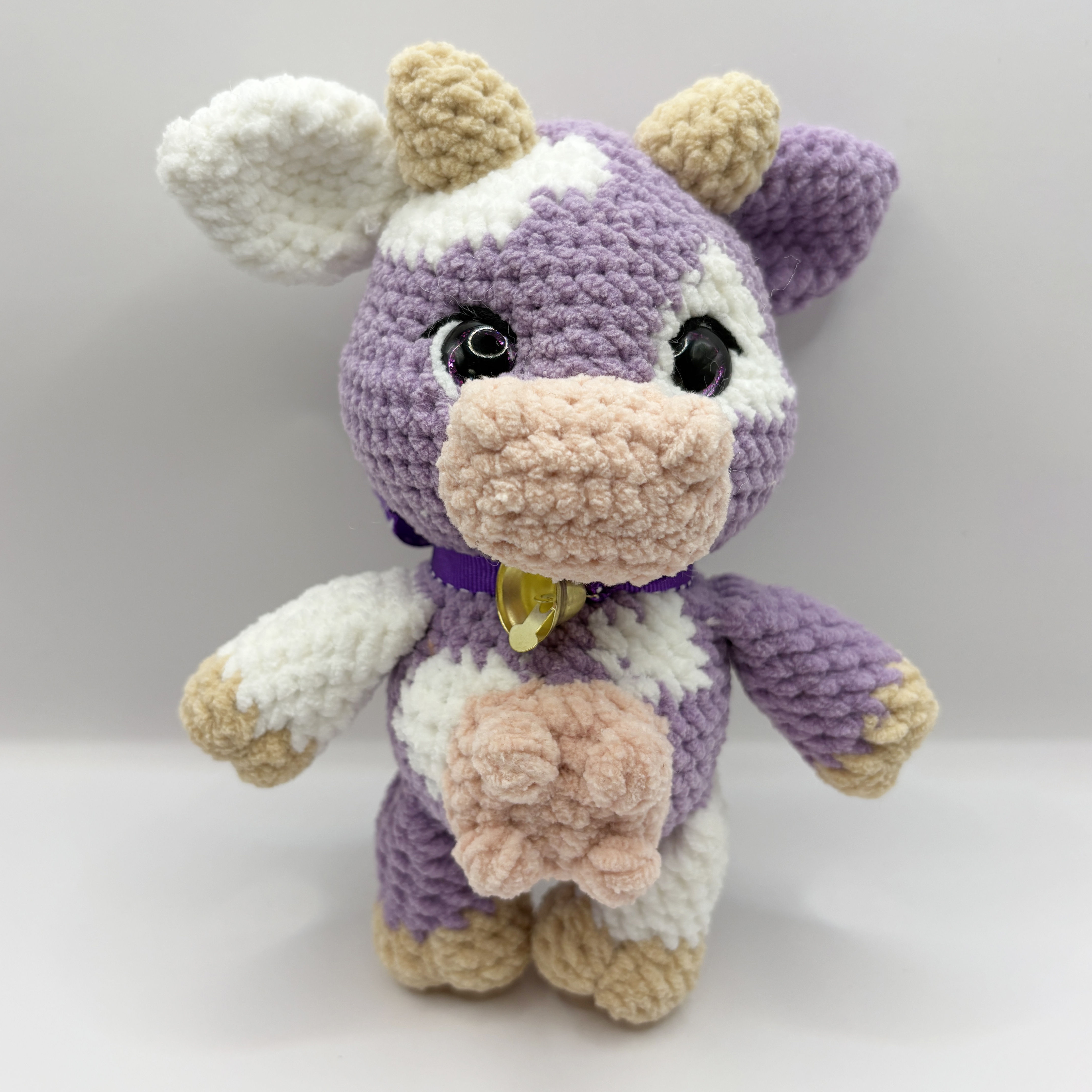 Petite vache violette - peluche