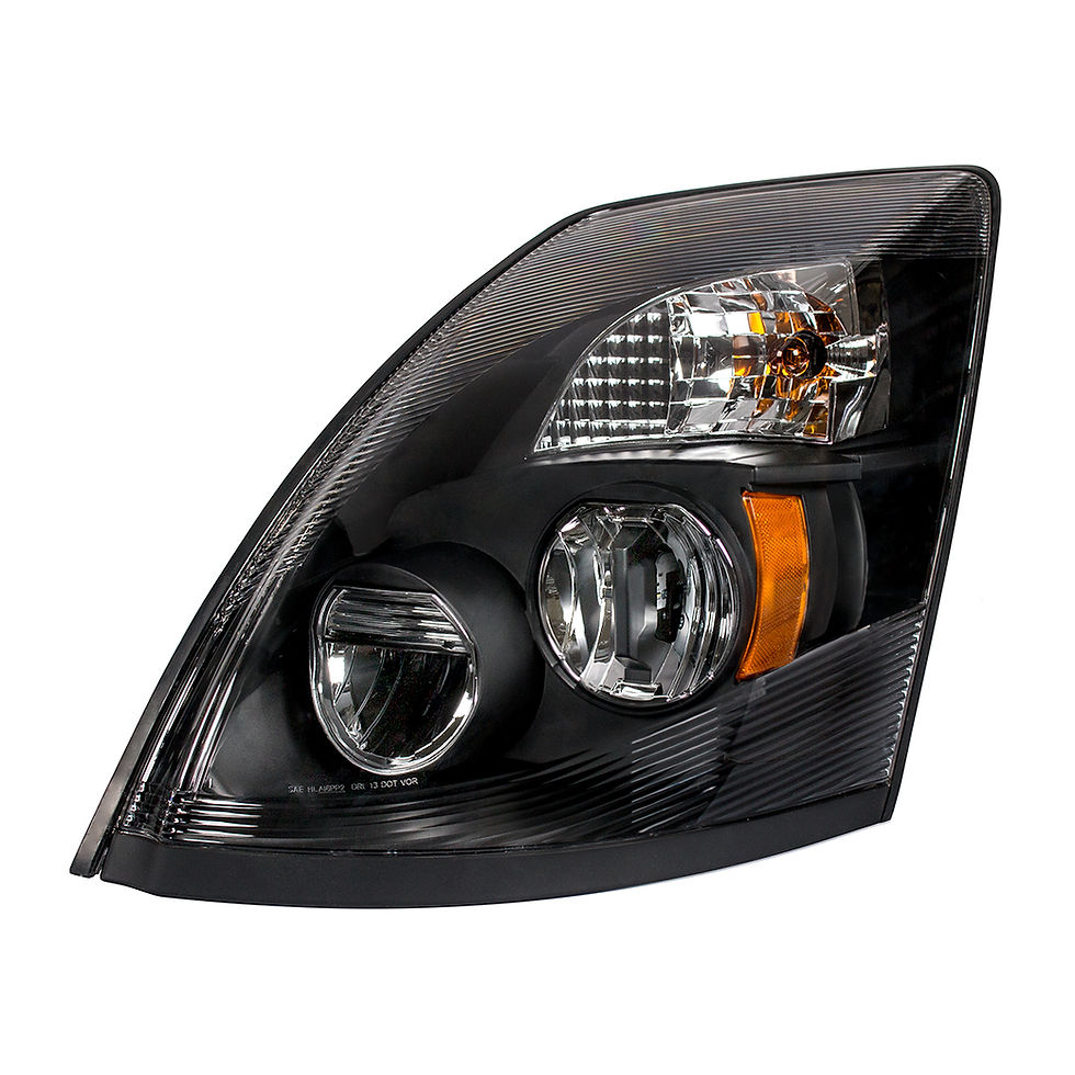 Thumbnail: United Pacific 31096 High Power LED "Blackout" Headlight for 2003-2017 Volvo VN/