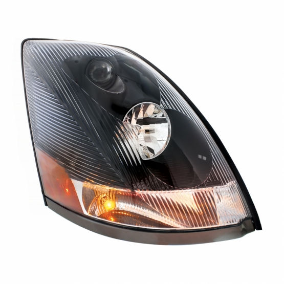 Thumbnail: United Pacific 31313 Blackout Headlight For 2003-2017 Volvo VN/VNL - Passenger