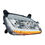 Thumbnail: United Pacific 35813 Chrome Projection Headlight With LED Position Light & Signa