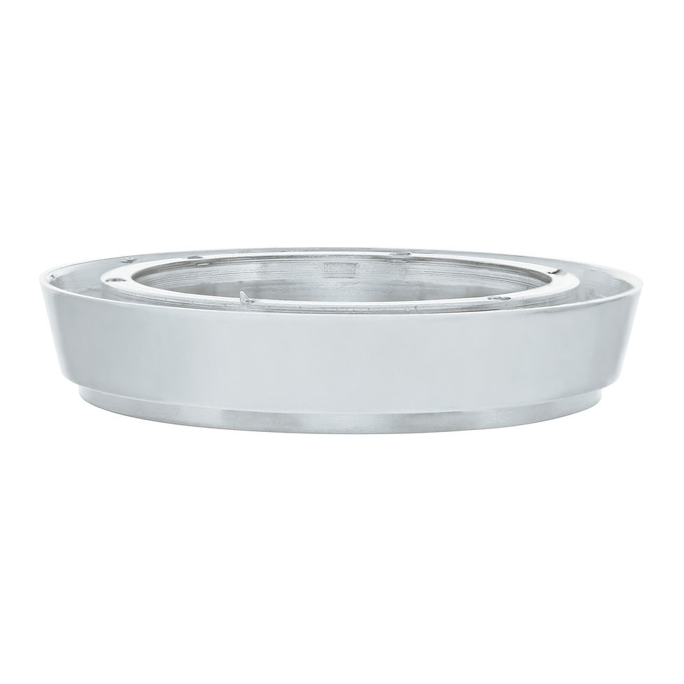 Thumbnail: United Pacific 88259 Chrome Steering Wheel Hub & Horn Button Kit For Peterbilt (