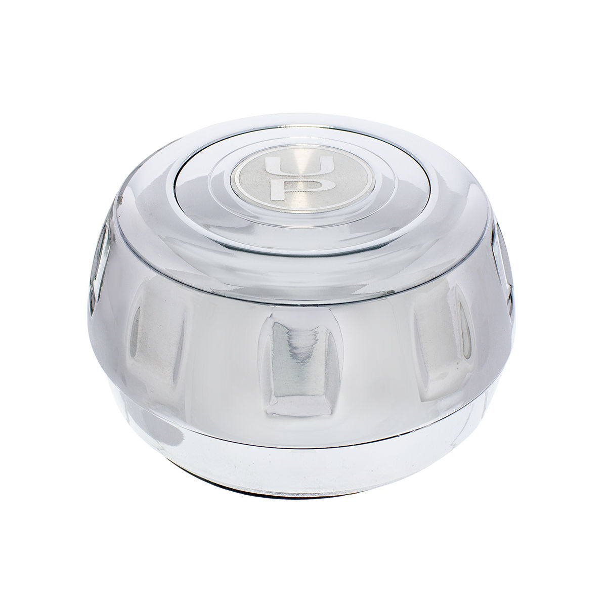 United Pacific 88291 Chrome Steering Wheel Hub & Horn Button Kit For Kenworth (1