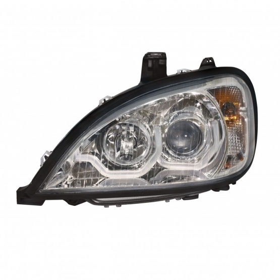 Thumbnail: United Pacific 31256 Chrome Projection Headlight With LED Position Light For 200