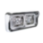 Thumbnail: United Pacific 31155 High Power LED "Chrome" Projection Headlight With LED Turn