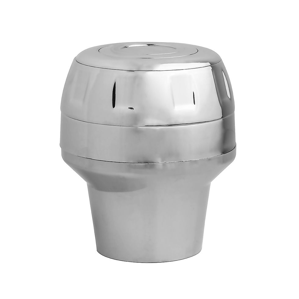 Thumbnail: United Pacific 88212 Chrome Steering Wheel Hub & Horn Button Kit For 1989-2006 F