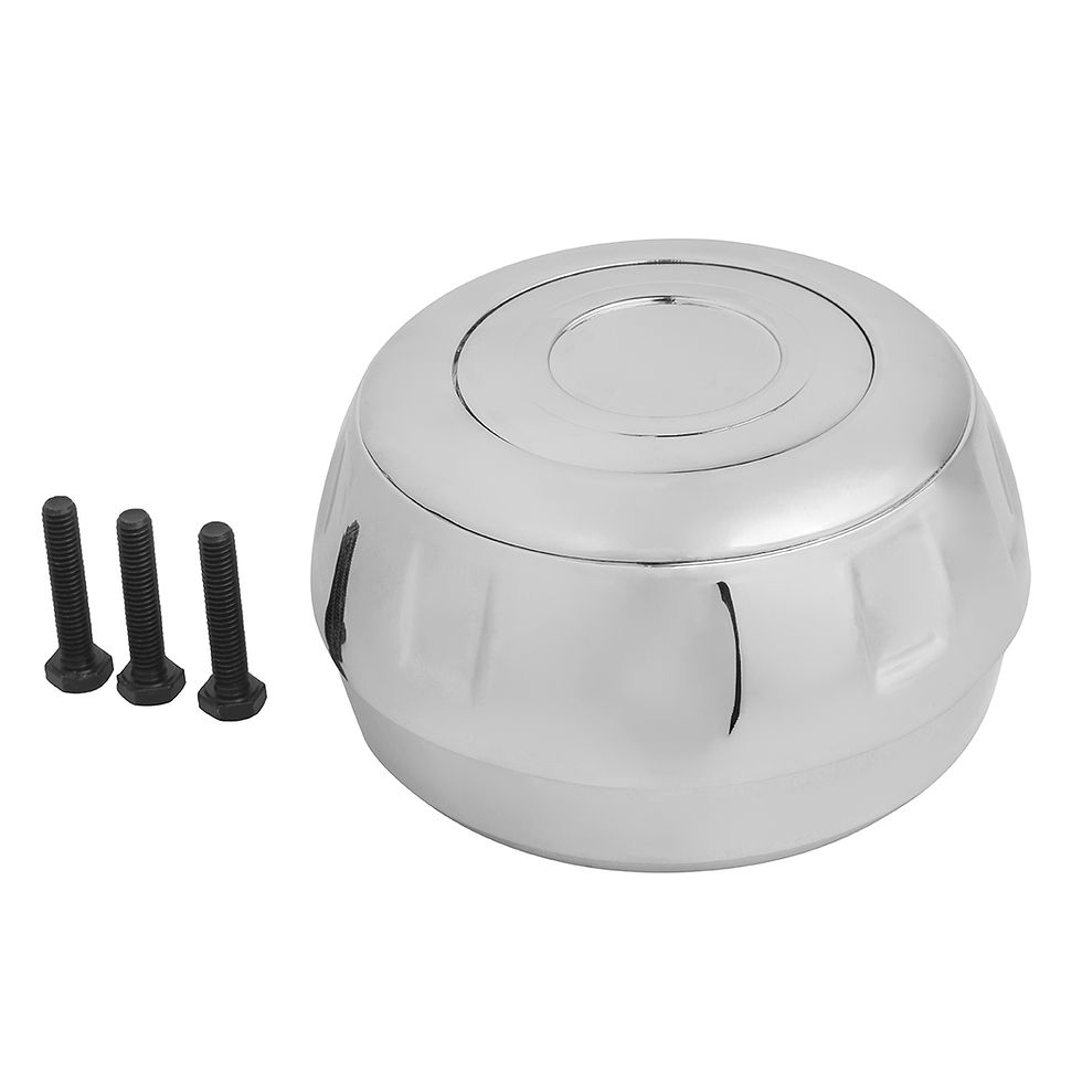Thumbnail: United Pacific 88213 Chrome Steering Wheel Hub & Horn Button Kit For 2000 or Old