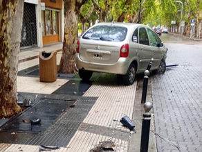 CONDUCTOR DEBERÁ PAGAR GRAVES DAÑOS QUE PROVOCÓ EN EL PASEO PELLEGRINI