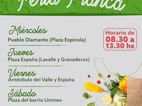 FERIA FRANCA CON MUCHOS PRODUCTOS LOCALES