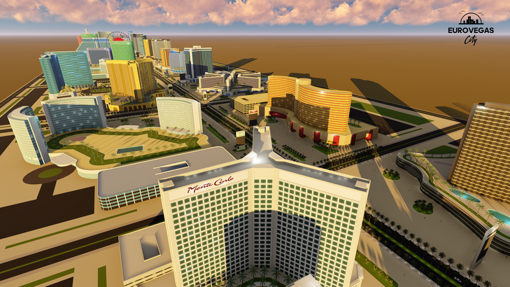 EuroVegas City Project Casino  Resort. Euro Vegas crypto currency tokens