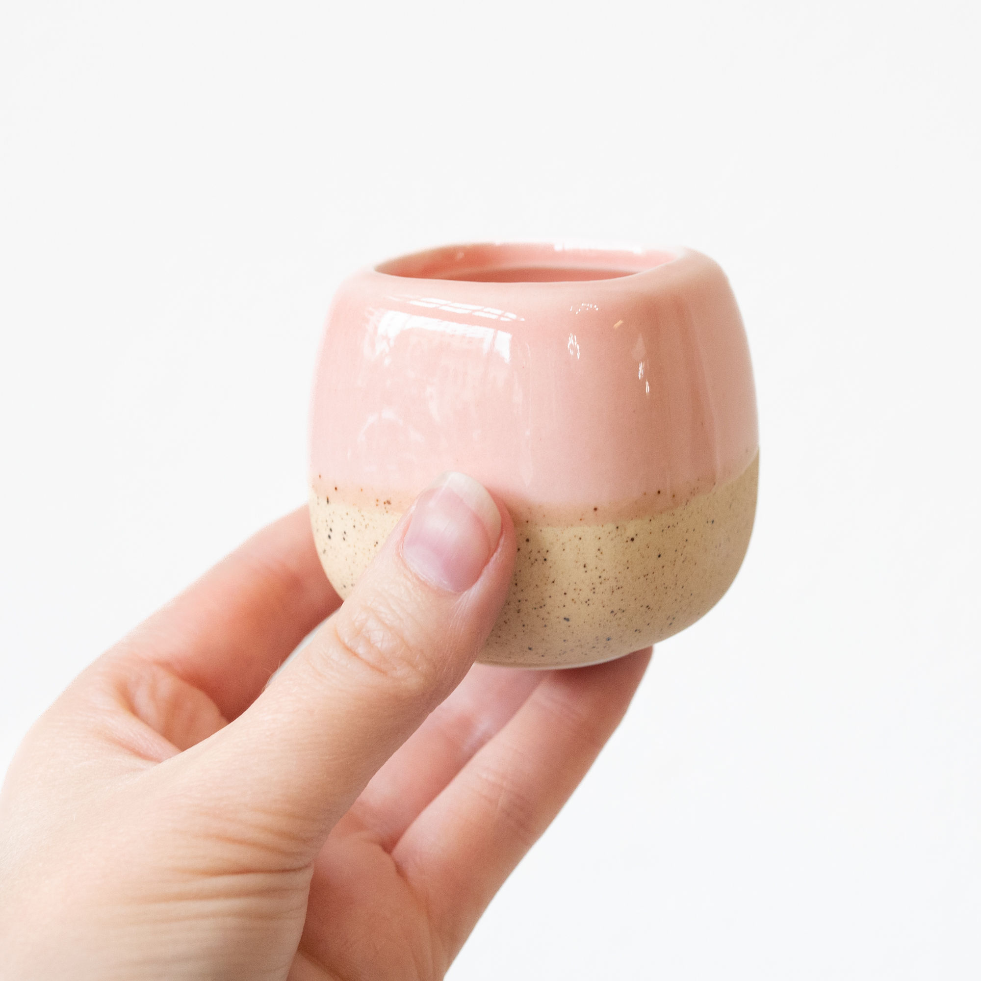 Pink Ceramic Matchstick Holder