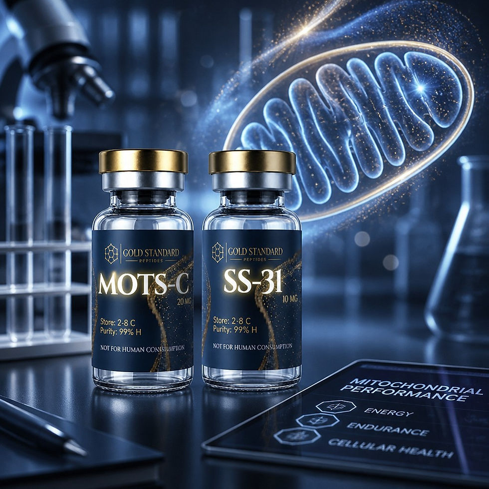 SS-31 and MOTS-c: The Ultimate Mitochondrial Peptide Stack for Energy and Longevity Research
