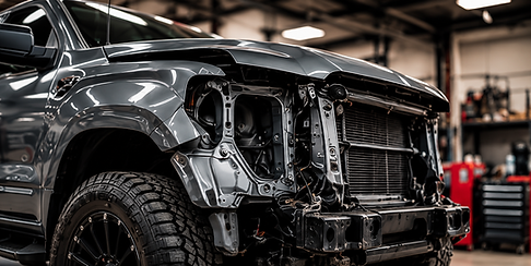 Professional collision and auto body repair at The Dent Shop Collision Center in Fort Wayne, Indiana.