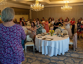 Speaking confidence Tove leads a session in Northern Ireland