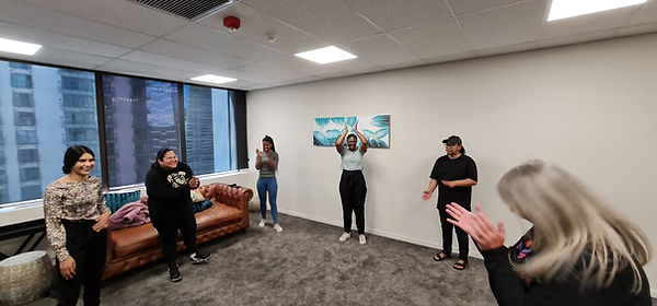 better team work with group laughter