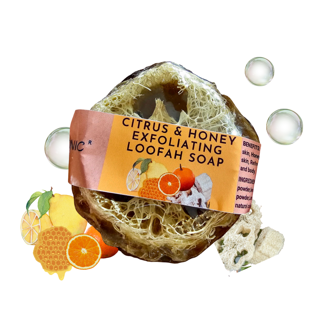 CITRUS & HONEY EXFOLIATING LOOFAH SOAP