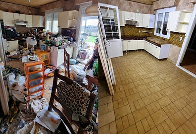 Appartement touché par le syndrome de Diogène avant après nettoyage
