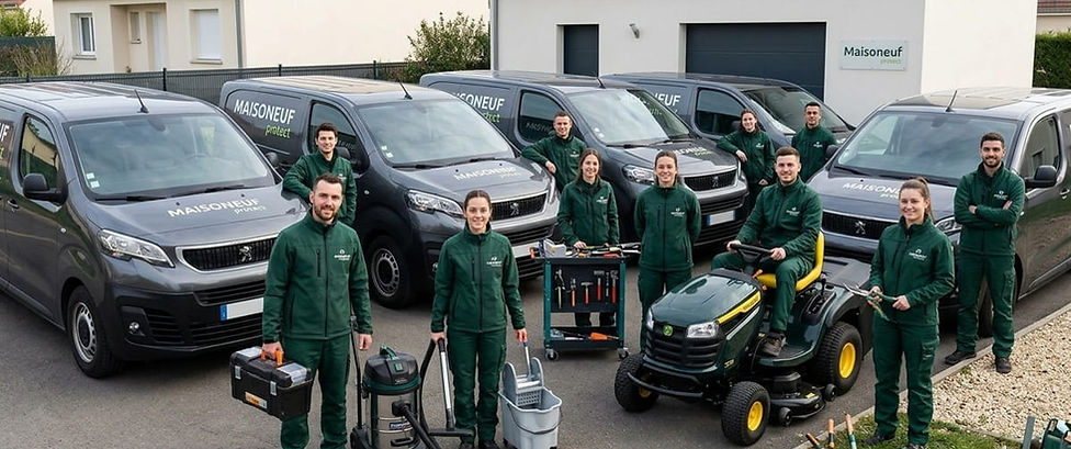 l'equipe d'entretien maison de maisoneuf