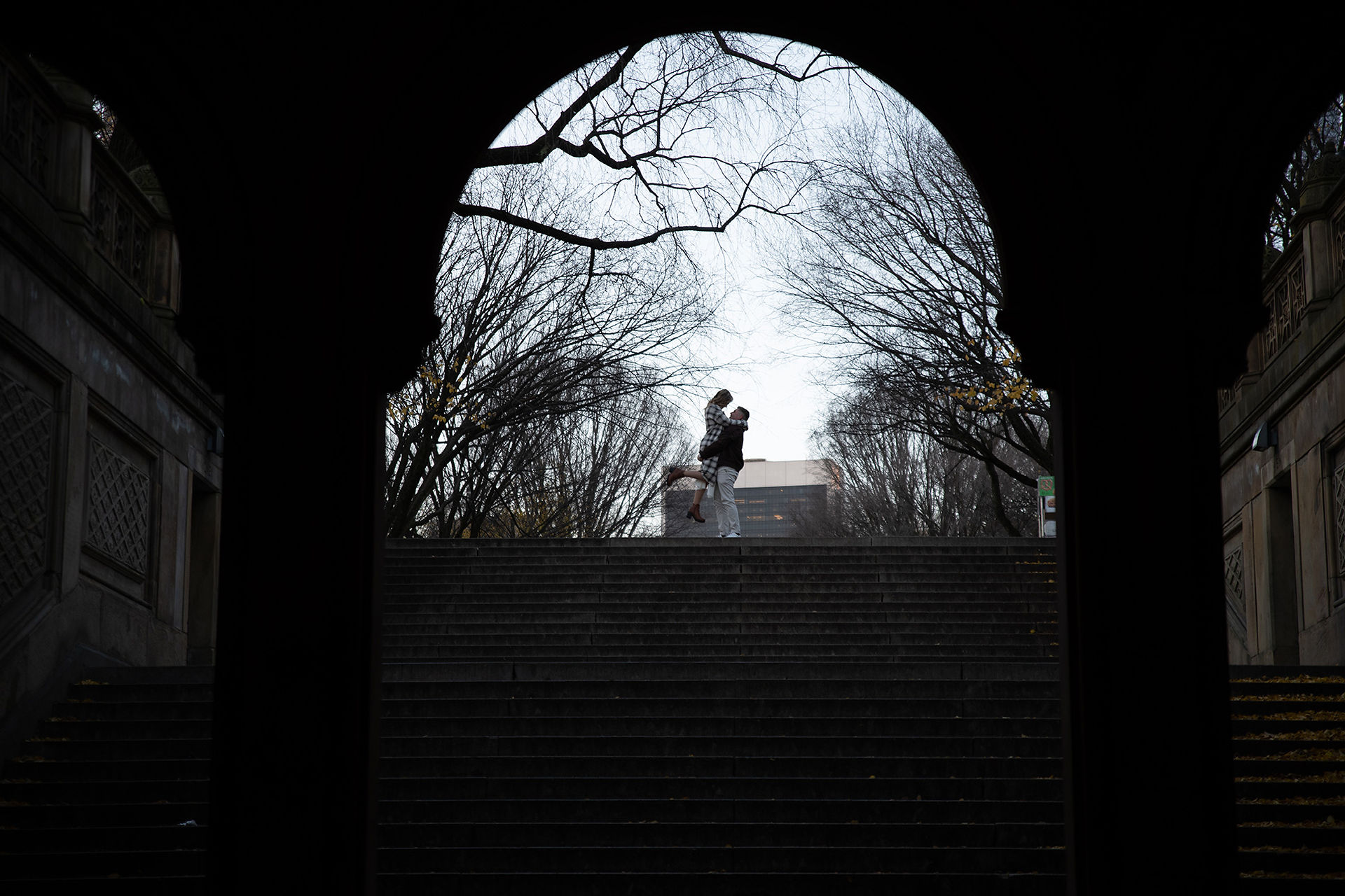Central Park Engagement Session NYC | Kerri & Chris | Bethesda Terrace
