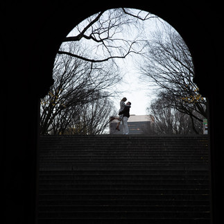 Central Park Engagement Session NYC | Kerri & Chris | Bethesda Terrace