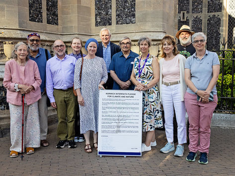 Faith leaders pledge to tackle climate change