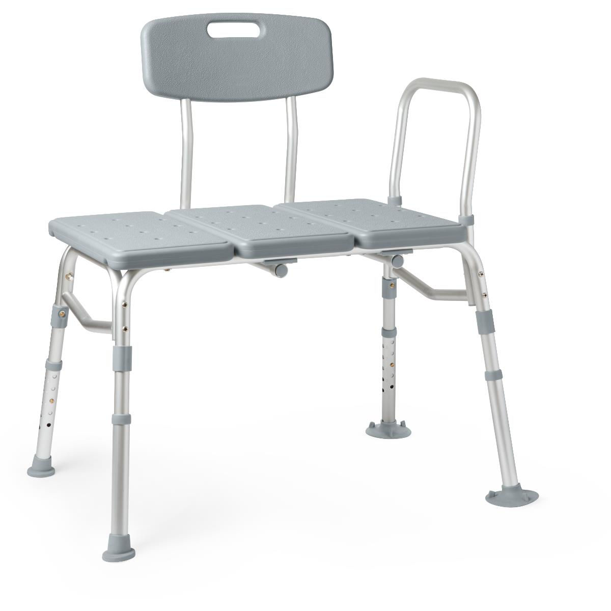 TRANSFER BENCH WITH BACKREST