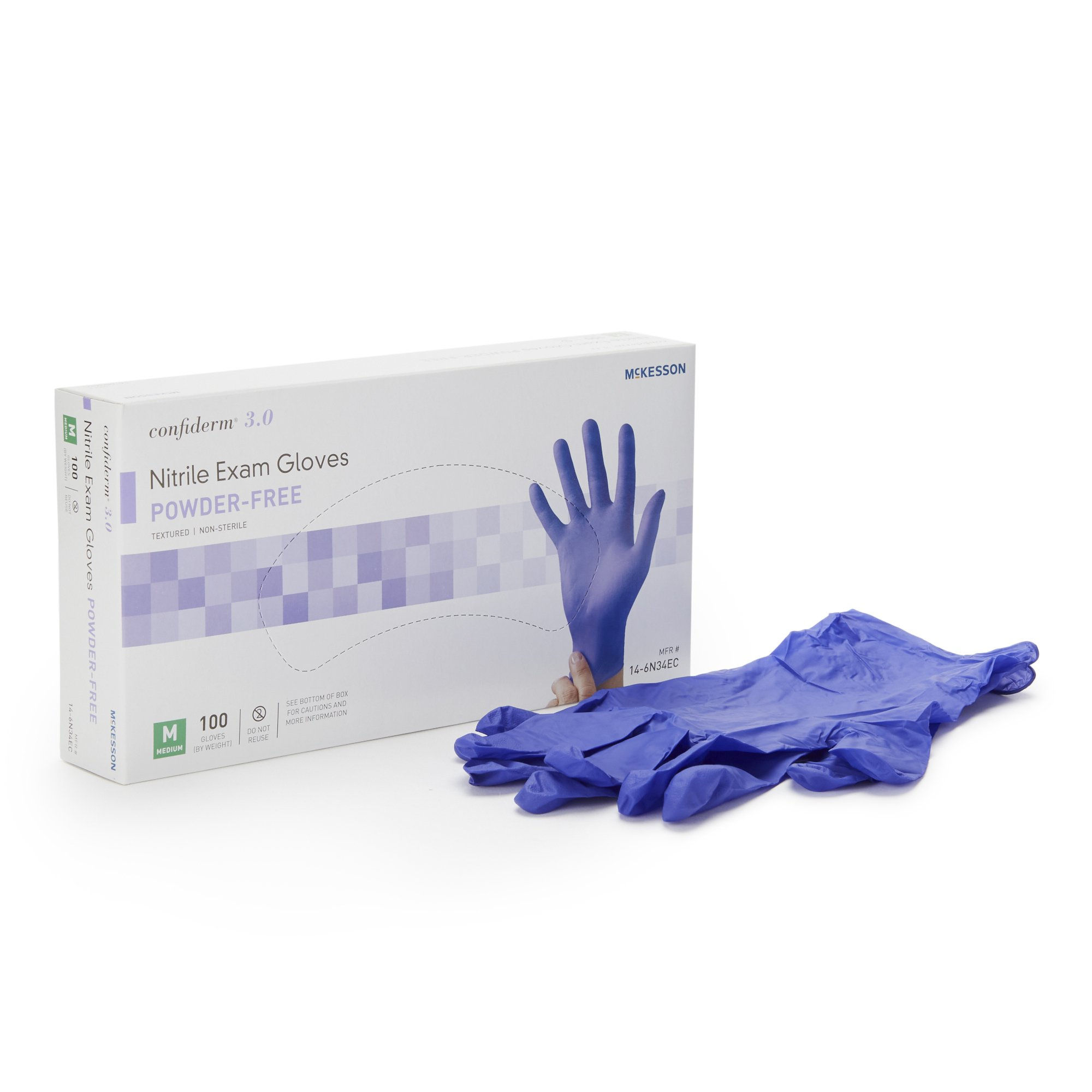 MEDIUM NONSTERILE NITRILE STANDARD CUFF LENGTH GLOVES 100s