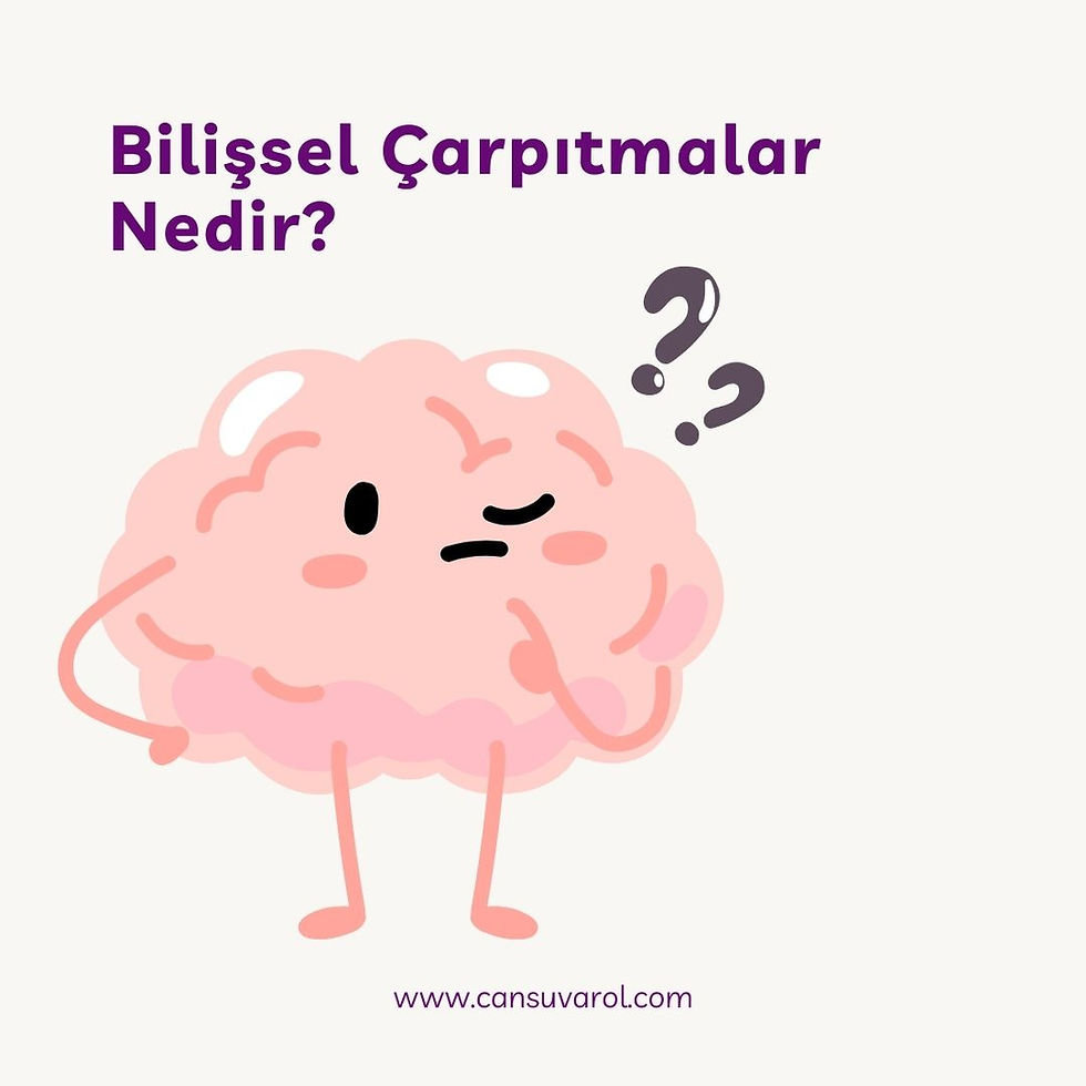 bilişsel çarpıtmalar şişli psikolog