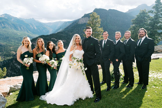 Megan and Ben luxury mountaintop wedding