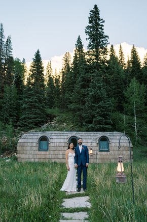 Emily and Jesse mountain forest wedding planned by Elevation